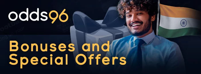 Odds96 Bonuses and Special Offers: Deposit Bonus, Free spins, Freebets