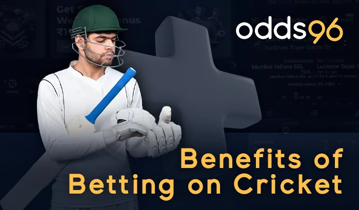 Odds96 पर क्रिकेट पर सट्टा लगाने के लाभ