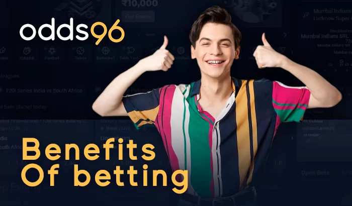 Odds96 पर बेटिंग के लाभ: उच्च ऑड्स, समर्थन, बोनस, आंकड़े