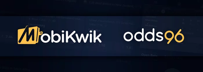 Odds96 पर भुगतान विकल्पों में से एक के रूप में MobiKwik डिजिटल वॉलेट