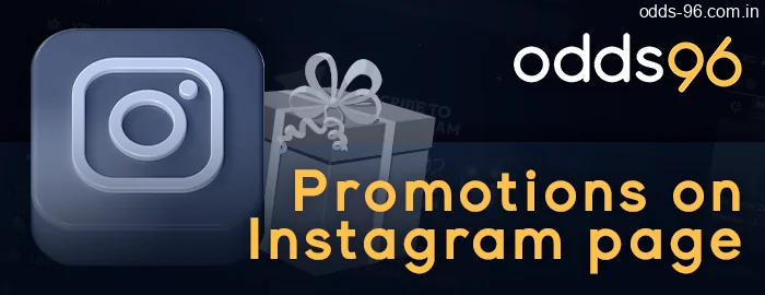 Odds96 promotions on our Instagram page