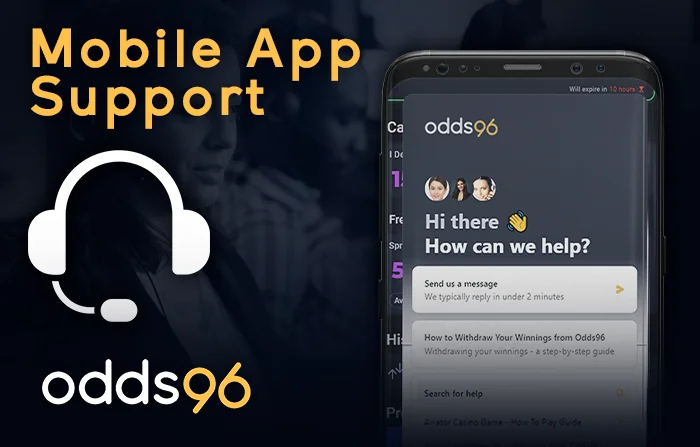 Odds96 Mobile App Support – Contact us by email or live chat