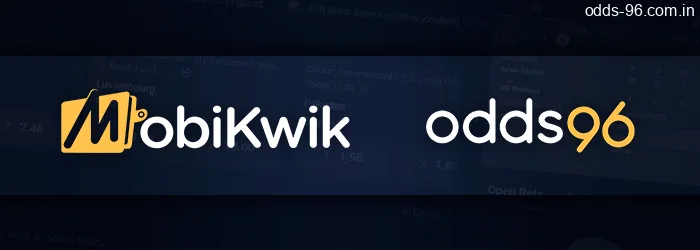 MobiKwik digital wallet as one of the payment options at Odds96