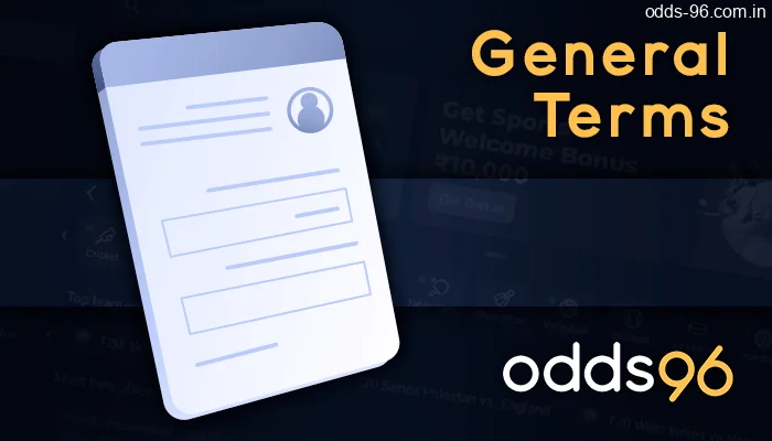 General Terms of Service at Odds96