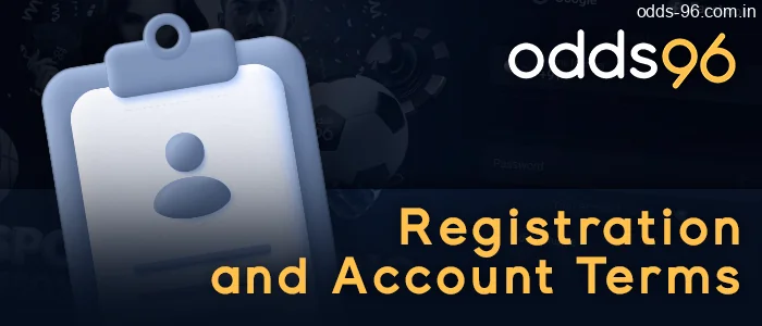 Odds 96 Terms of Account and Registration