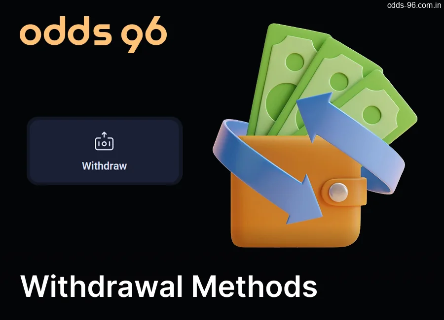 Withdrawal Methods at Odds96