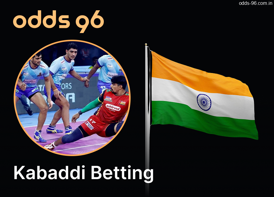 Indian players can bet on Kabaddi online at the Odds96 website