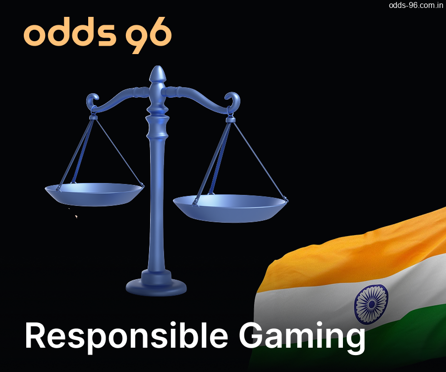 Responsible gaming on the Odds96 website