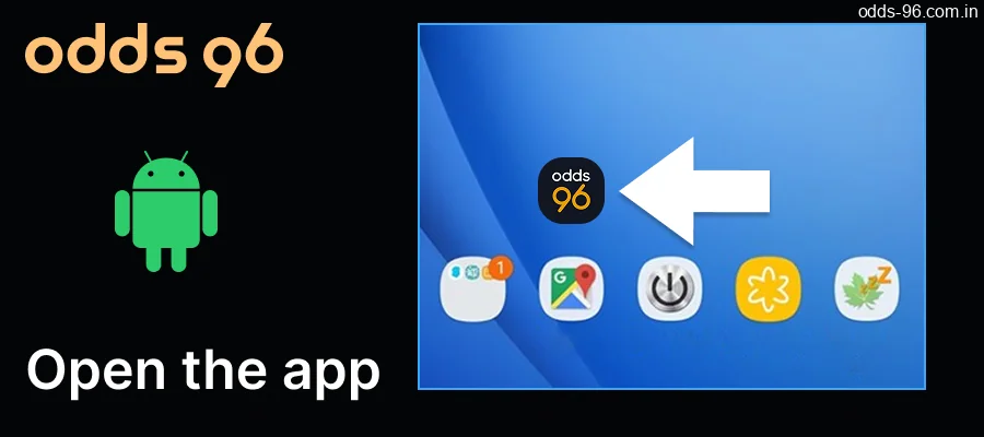 Sign-in process for the 0dds96 app