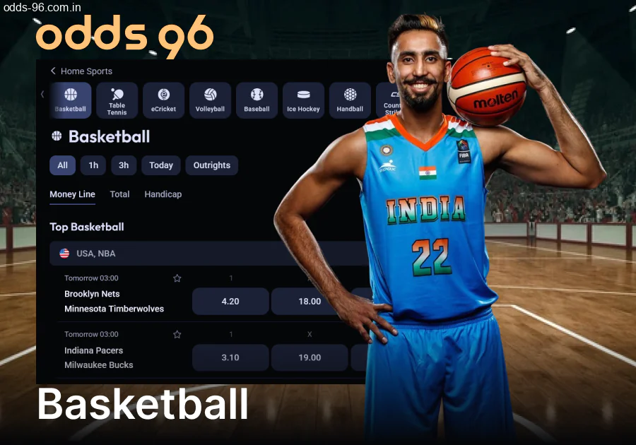 Basketball and NBA high stakes at Odds96