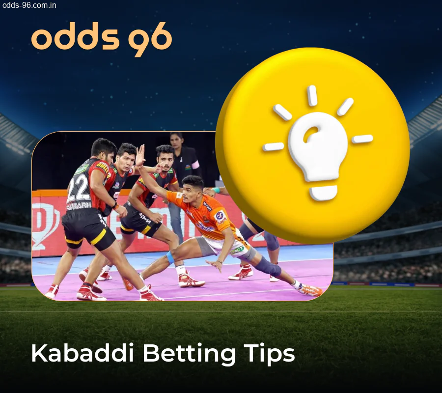 Smart Kabaddi betting tips for Odds96 players