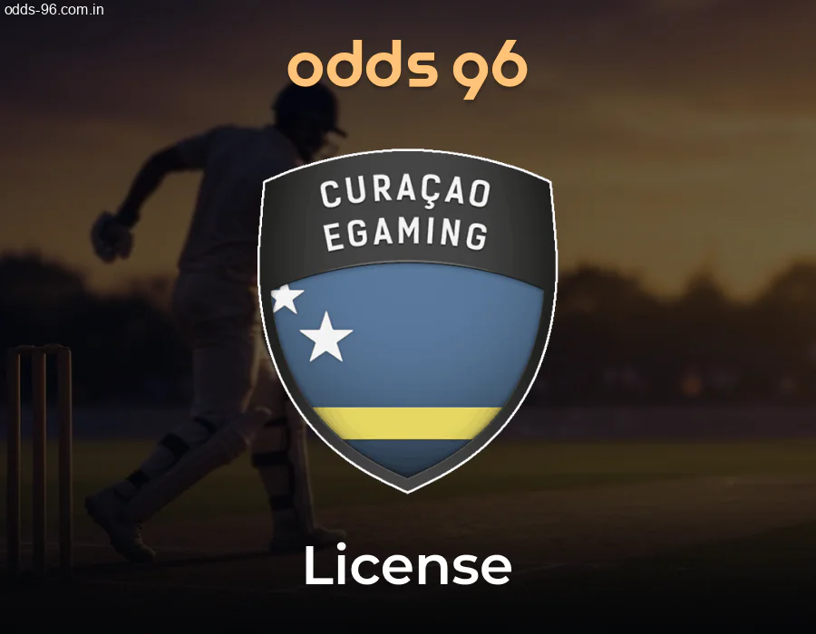Official Odds96 Curacao eGaming betting license