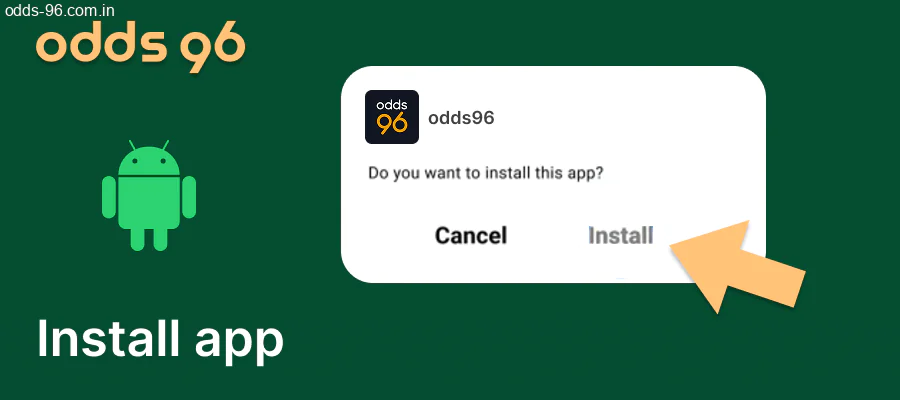 Installing Odds96 app on Android
