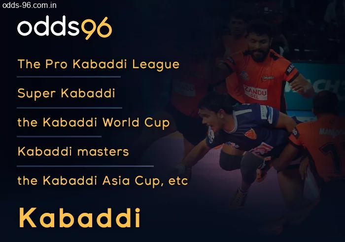 Place bets on kabaddi at Odds96