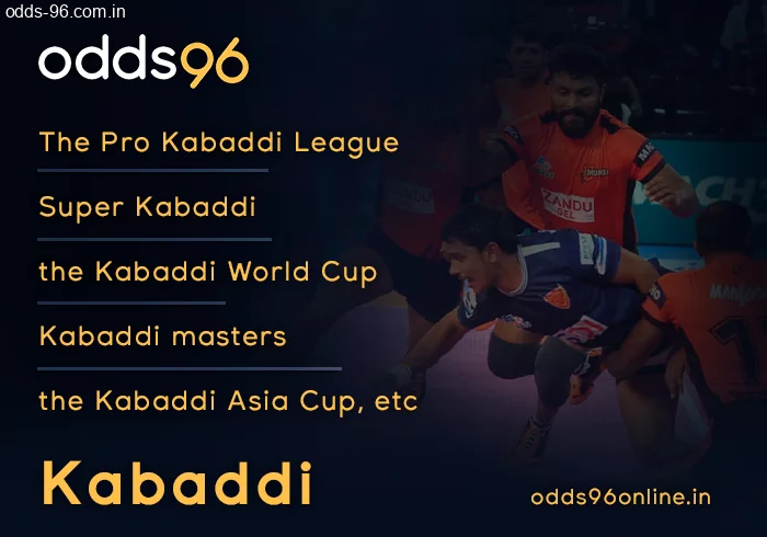 Place bets on kabaddi at Odds96